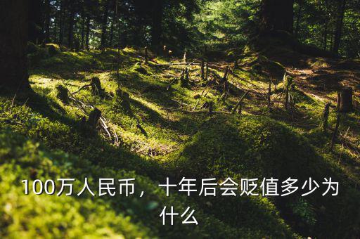100萬(wàn)人民幣，十年后會(huì)貶值多少為什么