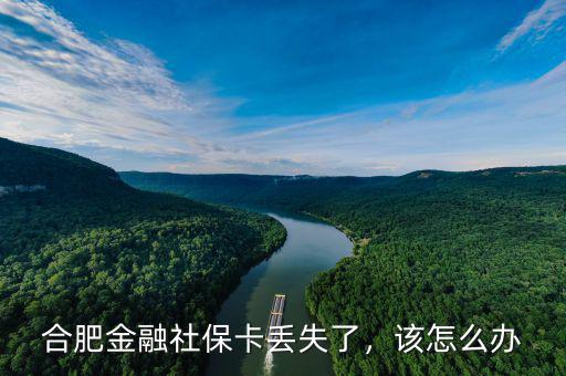金融社?？▉G了怎么辦,合肥金融社保卡丟失了