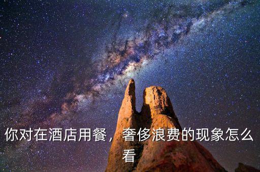 你對在酒店用餐，奢侈浪費(fèi)的現(xiàn)象怎么看