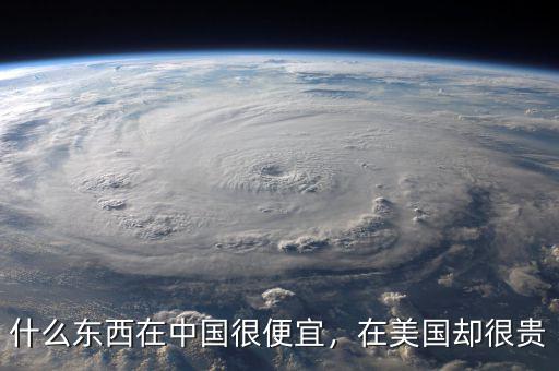 什么東西在中國很便宜，在美國卻很貴