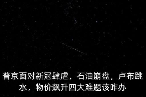 普京面對新冠肆虐，石油崩盤，盧布跳水，物價(jià)飆升四大難題該咋辦