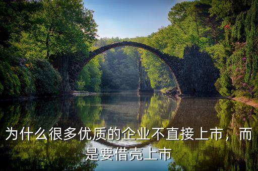 為什么很多優(yōu)質(zhì)的企業(yè)不直接上市，而是要借殼上市