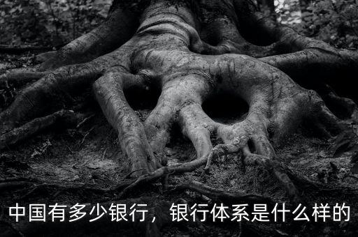 中國有多少銀行，銀行體系是什么樣的