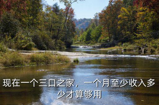 現(xiàn)在一個(gè)三口之家，一個(gè)月至少收入多少才算夠用