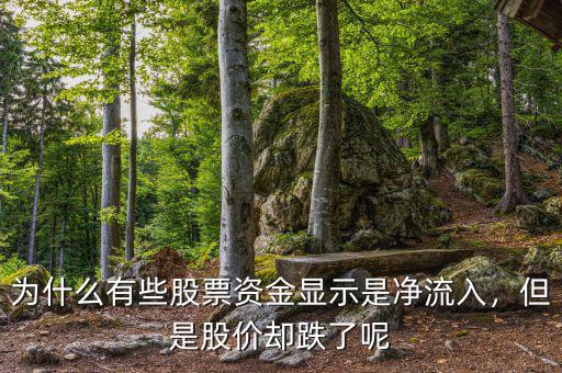 為什么有些股票資金顯示是凈流入，但是股價卻跌了呢