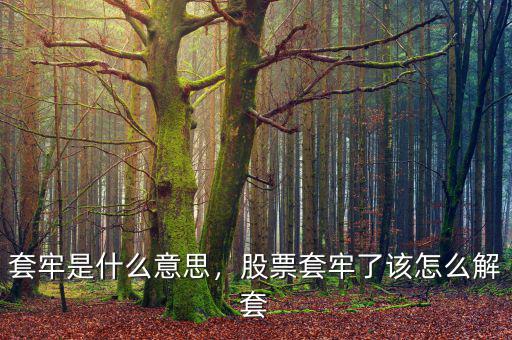 套牢是什么意思，股票套牢了該怎么解套