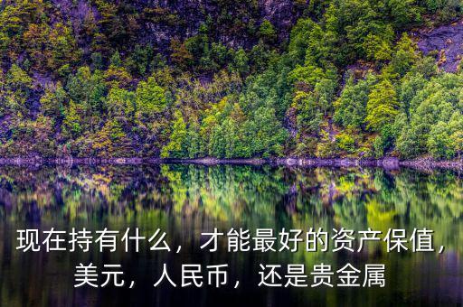 現(xiàn)在持有什么，才能最好的資產(chǎn)保值，美元，人民幣，還是貴金屬