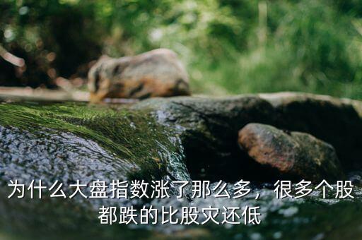 為什么大盤指數(shù)漲了那么多，很多個股都跌的比股災還低