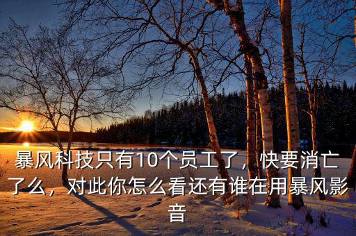 暴風(fēng)科技只有10個員工了，快要消亡了么，對此你怎么看還有誰在用暴風(fēng)影音