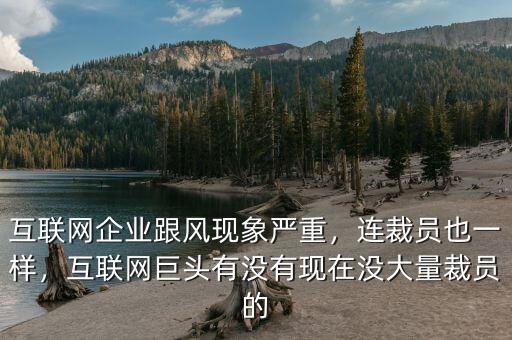 互聯(lián)網(wǎng)企業(yè)跟風(fēng)現(xiàn)象嚴(yán)重，連裁員也一樣，互聯(lián)網(wǎng)巨頭有沒(méi)有現(xiàn)在沒(méi)大量裁員的