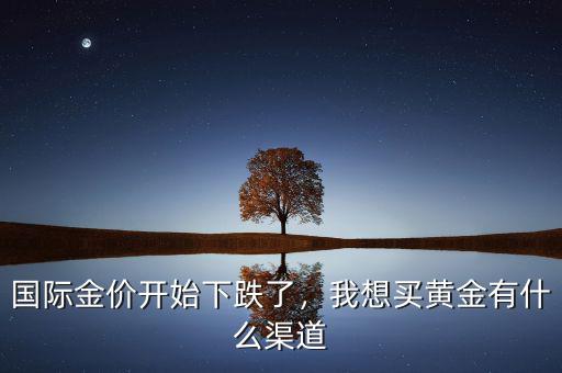國(guó)際金價(jià)開始下跌了，我想買黃金有什么渠道