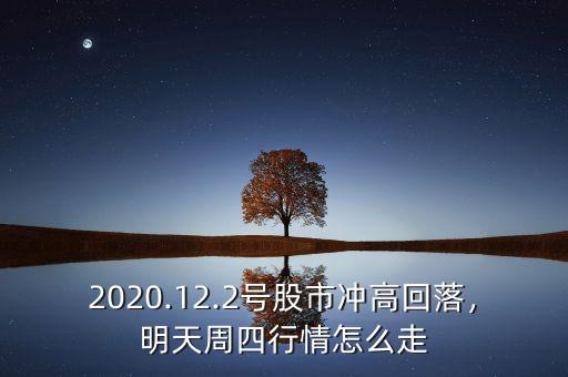 2020.12.2號股市沖高回落，明天周四行情怎么走