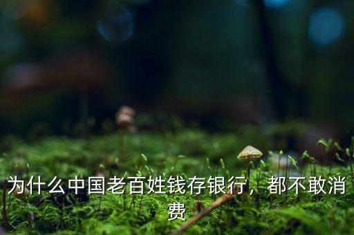 為什么中國(guó)老百姓錢存銀行，都不敢消費(fèi)