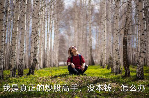 我是真正的炒股高手，沒本錢，怎么辦