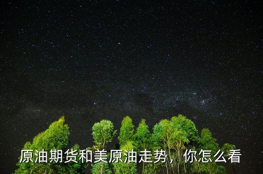 原油期貨和美原油走勢，你怎么看