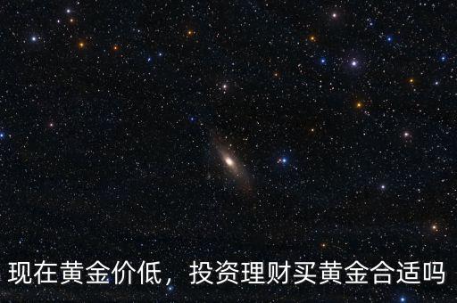 現(xiàn)在黃金價低，投資理財買黃金合適嗎