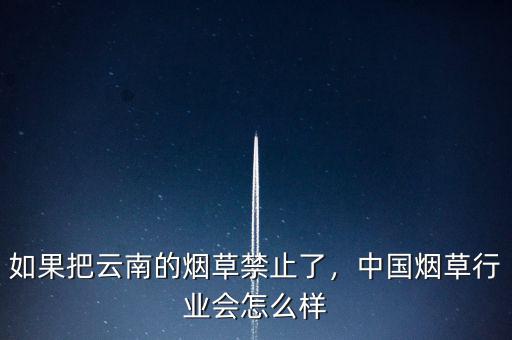 如果把云南的煙草禁止了，中國(guó)煙草行業(yè)會(huì)怎么樣
