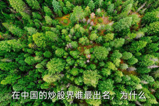 在中國(guó)的炒股界誰(shuí)最出名，為什么