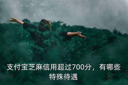 支付寶芝麻信用超過700分，有哪些特殊待遇