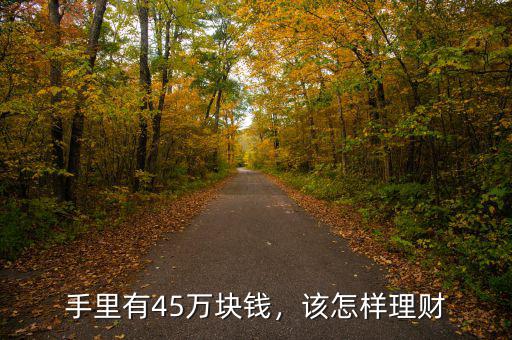 手里有45萬(wàn)塊錢，該怎樣理財(cái)