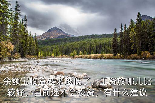 余額寶收益越來越低了，工資放哪兒比較好，目前還不會投資，有什么建議