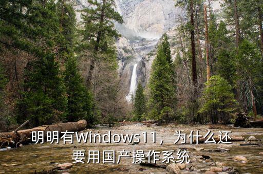 明明有Windows11，為什么還要用國產(chǎn)操作系統(tǒng)