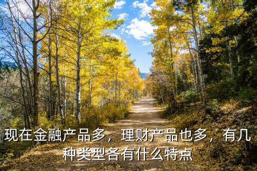 現(xiàn)在金融產(chǎn)品多，理財(cái)產(chǎn)品也多，有幾種類型各有什么特點(diǎn)