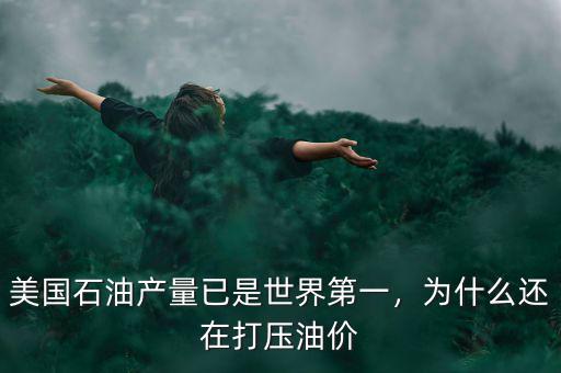 美國石油產(chǎn)量已是世界第一，為什么還在打壓油價