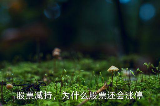 股票減持，為什么股票還會(huì)漲停