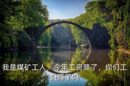 我是煤礦工人，今年工資降了，你們工資降了嗎