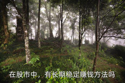 在股市中，有長(zhǎng)期穩(wěn)定賺錢方法嗎