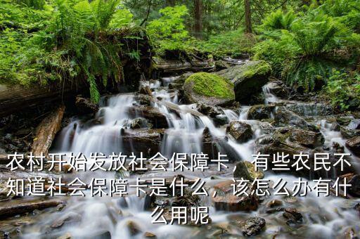 農(nóng)村開(kāi)始發(fā)放社會(huì)保障卡，有些農(nóng)民不知道社會(huì)保障卡是什么，該怎么辦有什么用呢