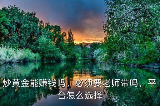 炒黃金能賺錢嗎，必須要老師帶嗎，平臺怎么選擇