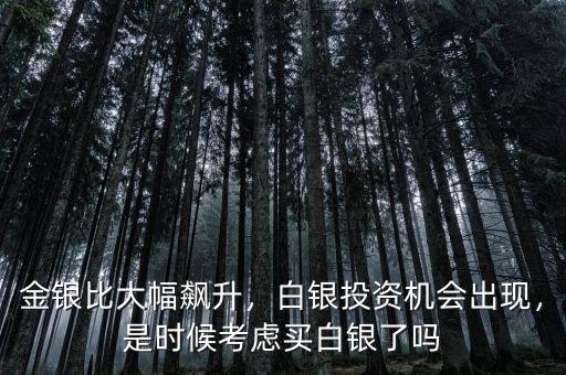 金銀比大幅飆升，白銀投資機(jī)會(huì)出現(xiàn)，是時(shí)候考慮買白銀了嗎