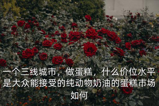 一個(gè)三線城市，做蛋糕，什么價(jià)位水平是大眾能接受的純動(dòng)物奶油的蛋糕市場(chǎng)如何