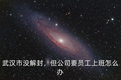 武漢市沒解封，但公司要員工上班怎么辦