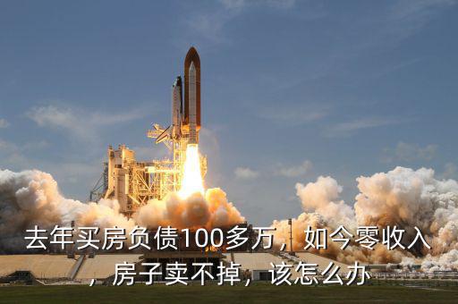 去年買房負(fù)債100多萬，如今零收入，房子賣不掉，該怎么辦