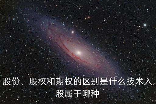 股份、股權(quán)和期權(quán)的區(qū)別是什么技術(shù)入股屬于哪種