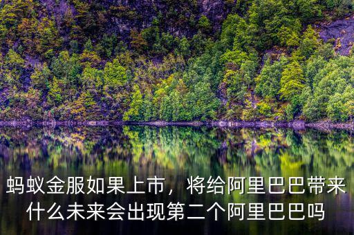 螞蟻金服如果上市，將給阿里巴巴帶來什么未來會(huì)出現(xiàn)第二個(gè)阿里巴巴嗎