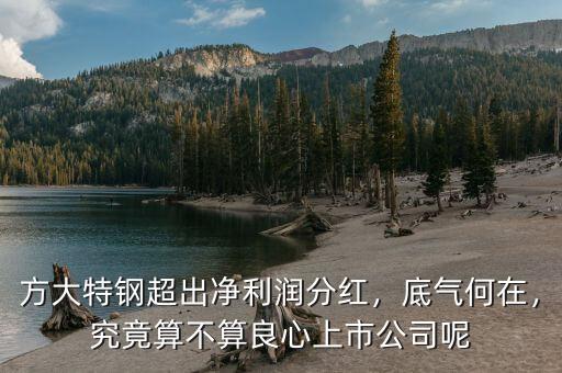方大特鋼超出凈利潤(rùn)分紅，底氣何在，究竟算不算良心上市公司呢