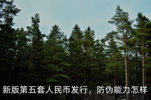 新版第五套人民幣發(fā)行，防偽能力怎樣