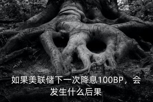 如果美聯(lián)儲(chǔ)下一次降息100BP，會(huì)發(fā)生什么后果