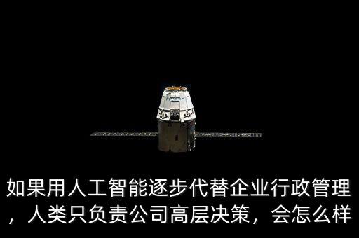 如果用人工智能逐步代替企業(yè)行政管理，人類只負(fù)責(zé)公司高層決策，會(huì)怎么樣