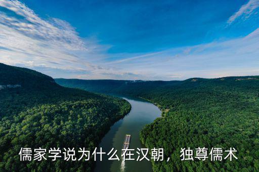 儒家學(xué)說為什么在漢朝，獨尊儒術(shù)