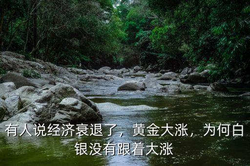 有人說經(jīng)濟衰退了，黃金大漲，為何白銀沒有跟著大漲