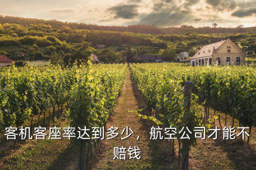 客座率多少能盈虧平衡,客機客座率達(dá)到多少