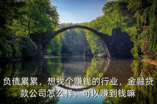 負債累累，想找個賺錢的行業(yè)，金融貸款公司怎么樣，可以賺到錢嘛