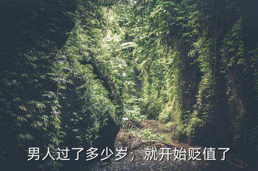 男人過了多少歲，就開始貶值了