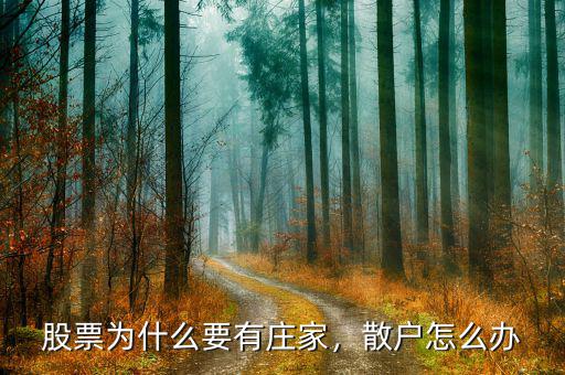 股票為什么要有莊家，散戶怎么辦