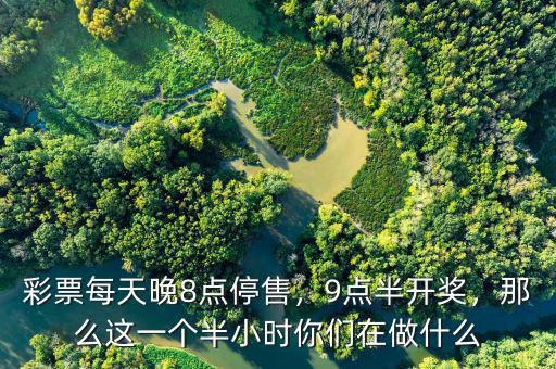 彩票每天晚8點(diǎn)停售，9點(diǎn)半開(kāi)獎(jiǎng)，那么這一個(gè)半小時(shí)你們?cè)谧鍪裁? class=